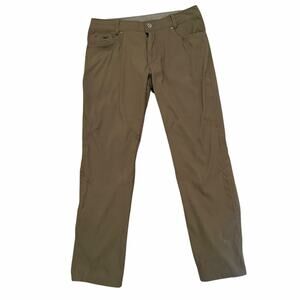 Kuhl Renegade Brown Stretch Outdoor Nylon Hiking Pants 36x33